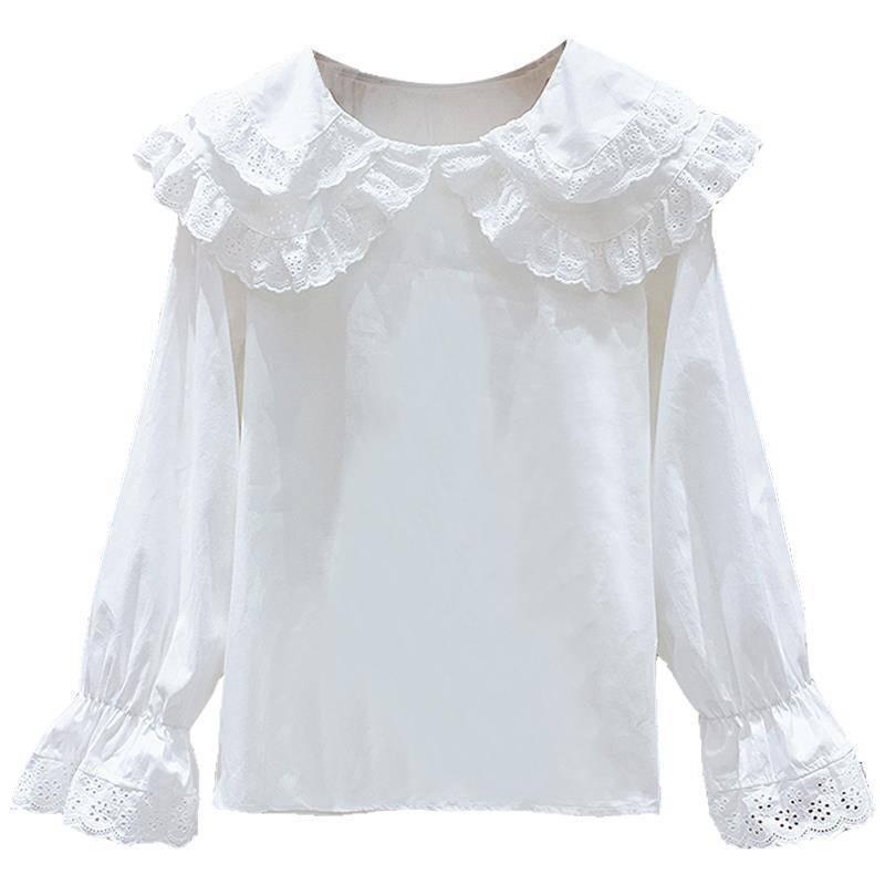 Alma Broderie Blouse  | Womens Tops Clothing Milk