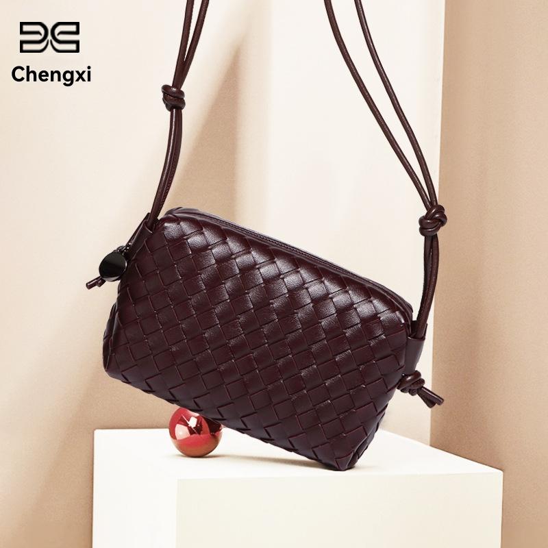 Billie Chocolate Leather Shoulder Bag  | Womens Shoulder Bags Chocolate