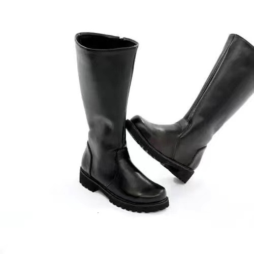 Carlee Black Tall Lug Boot  | Womens Boots Boots Black