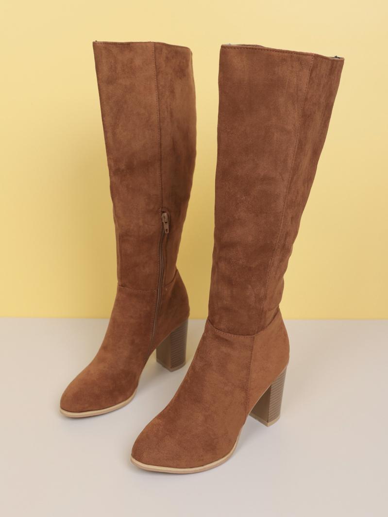 Cleo Cacao Suede Mid-Calf Boot  | Womens Boots Boots Boots