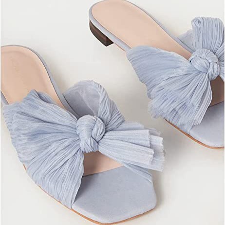 Emilia Natural Pleated Bow Heel  | Womens Heeled Sandals Heeled Sandals Heeled Sandals