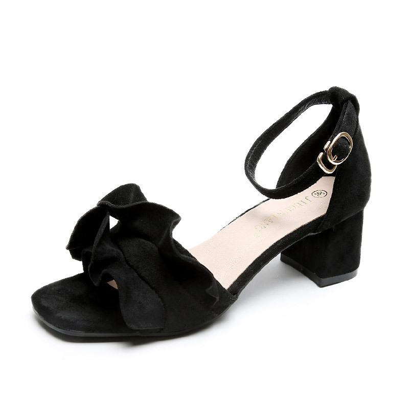 Fiamma Black Knot Heeled Sandal  | Womens Heeled Sandals Heeled Sandals Black