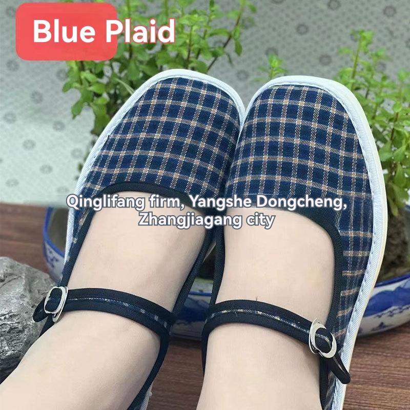 Ginger Blue Gingham Mary Jane  | Womens Flats & Loafers Flats & Loafers Blue Gingham