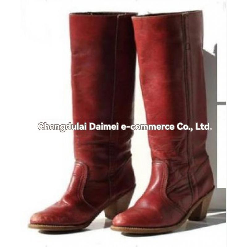 Goldy Wine Leather Tall Boot  | Womens Boots Boots Boots