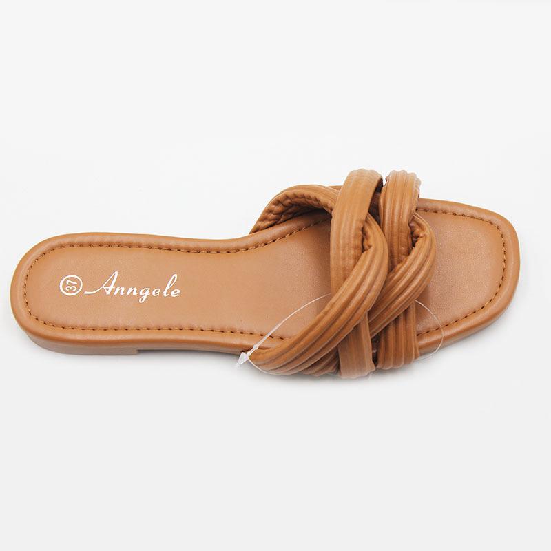 Hadley Timber Brown Bow Sandal  | Womens Flat Sandals Flat Sandals Flat Sandals