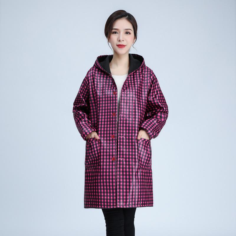 Kat Evergreen Gingham Rain Coat  | Womens Outerwear Clothing Evergreen Gingham