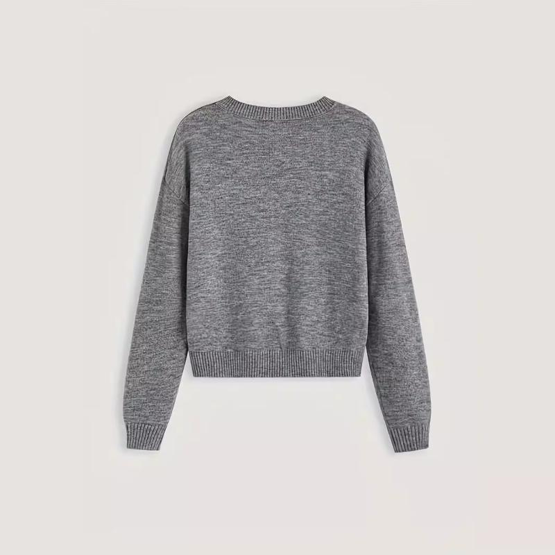 Lana Cashmere Sweater  | Womens Knitwear Clothing Grey