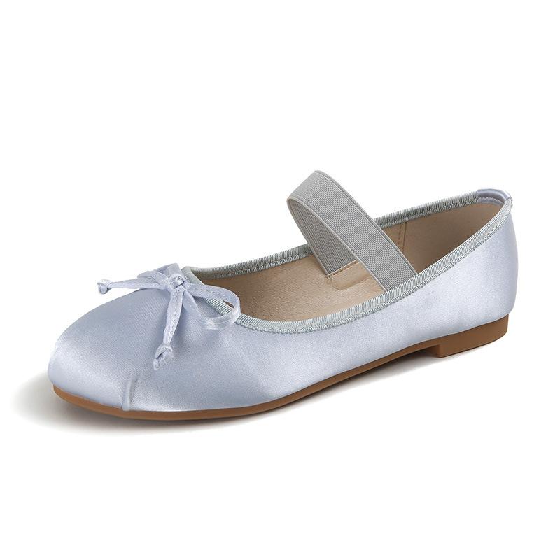 Leonie Navy Leather Ballet Flat  | Womens Flats & Loafers Flats & Loafers Flats & Loafers