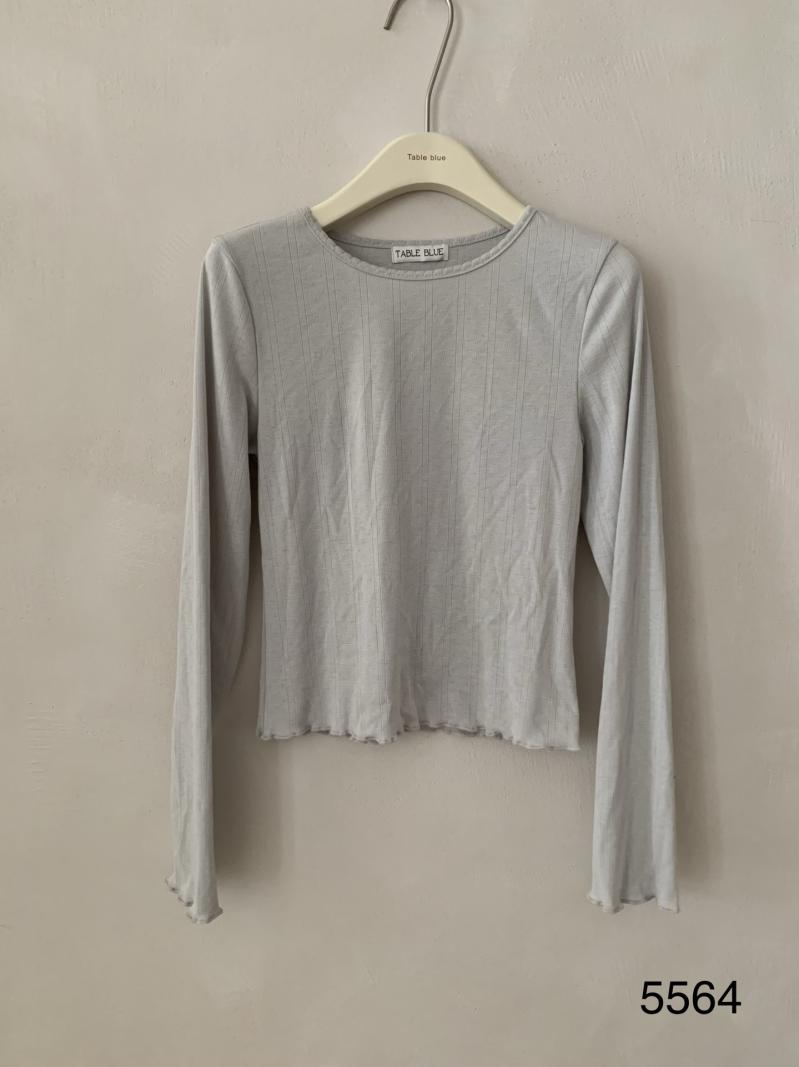 Lolo Pointelle Long-Sleeve  | Womens Knitwear Clothing Grey