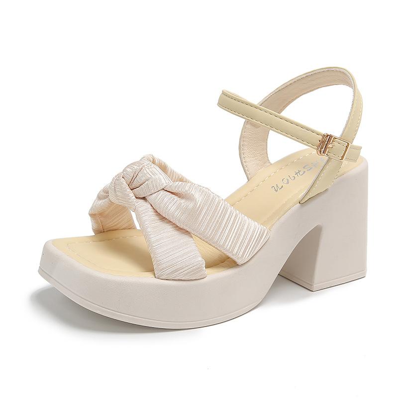 Natalia Pearl Platform Bow Heel  | Womens Heeled Sandals Heeled Sandals Heeled Sandals