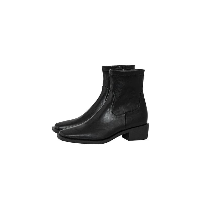 Nolan Black Stretch Bootie  | Womens Boots Boots Black