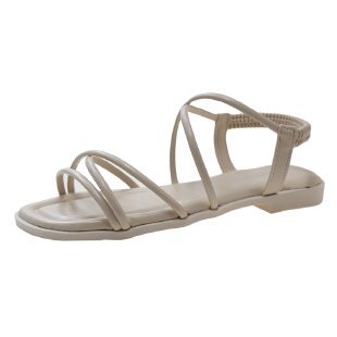 Noor Timber Leather Flat Sandal  | Womens Flat Sandals Flat Sandals Flat Sandals