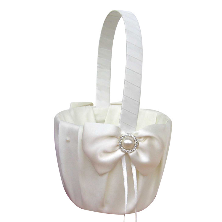 Ruby Cream Satin Bow Bag  | Womens Shoulder Bags Handbags Cream