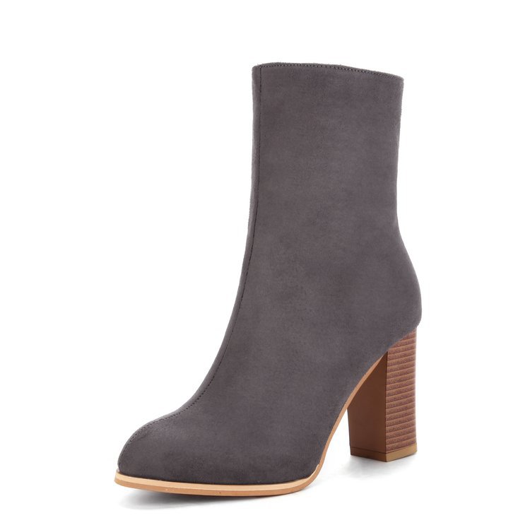 Elise Dark Brown Stretch Bootie  | Womens Boots Boots Boots