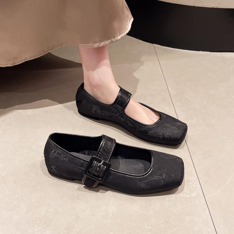 Ginger Black Patent Mary Jane  | Womens Flats & Loafers