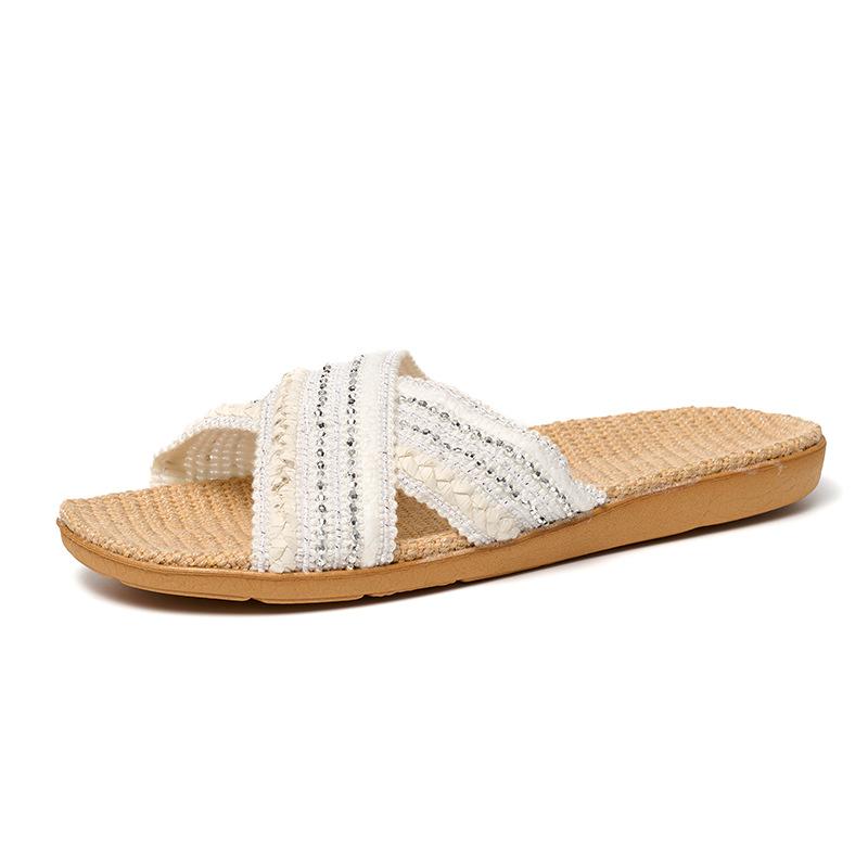 Hadley Natural Bow Sandal  | Womens Flat Sandals Flat Sandals Flat Sandals